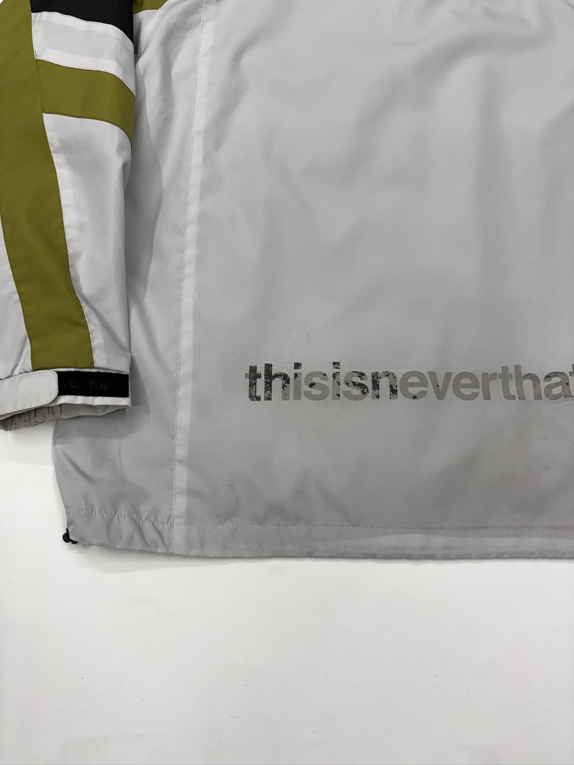 디스이즈네버댓 오버핏 디네댓 배색 바람막이 윈드 자켓 상품이미지5