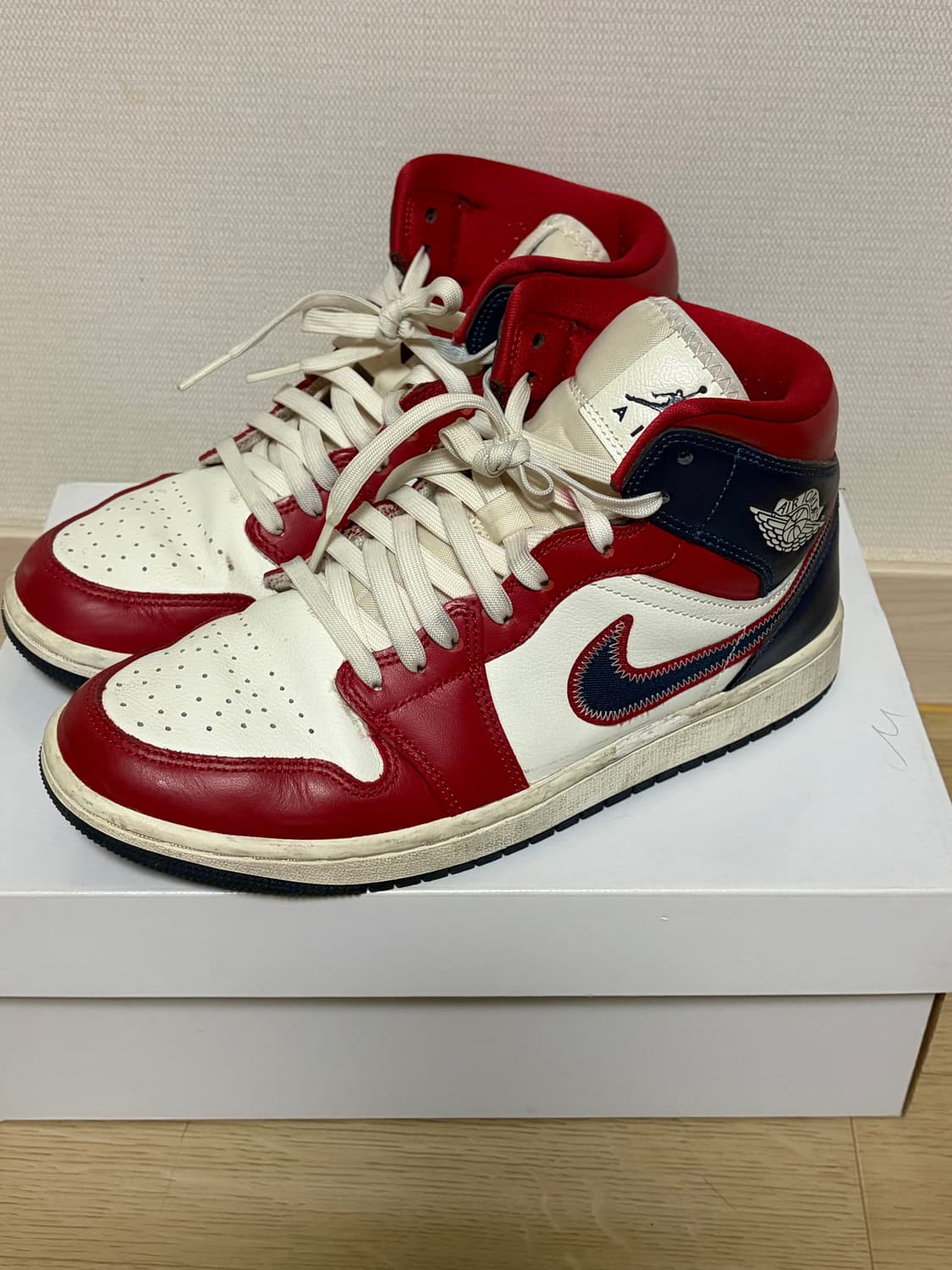 조던 1 미드 네이비 급처 상품이미지3