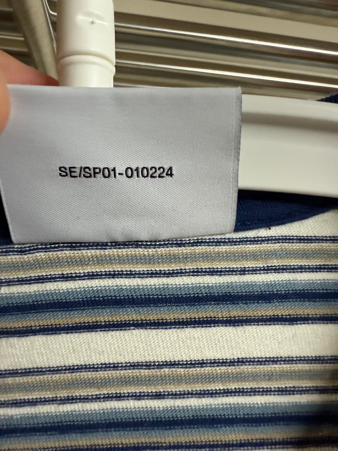 디스이즈네버댓 스트라이프 롱슬리브 티셔츠 아이보리 L 상품이미지3