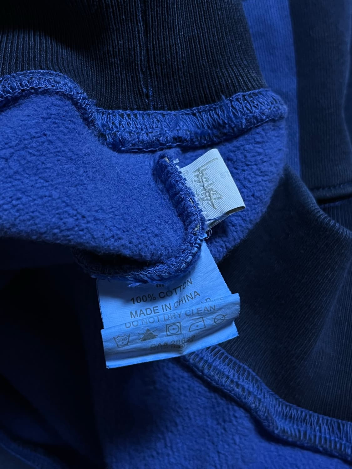 스투시 블러 체크 모크넥 스웻셔츠 [L]  상품이미지4