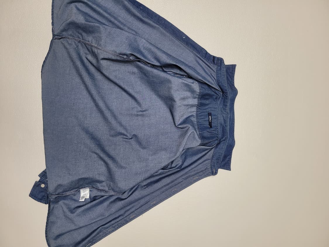 스파오 SPAO 남자 데님 셔츠 L 네이비 상품이미지8