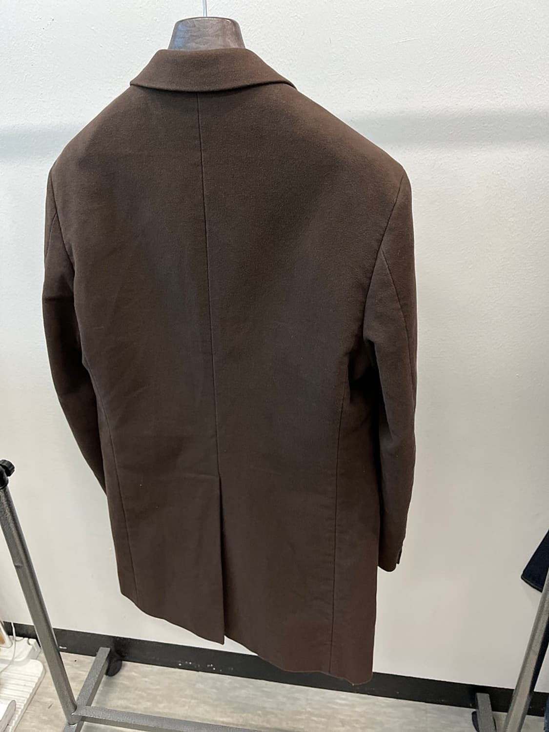 100-105) 프라다 이태리 브라운 몰스킨 코트 상품이미지5