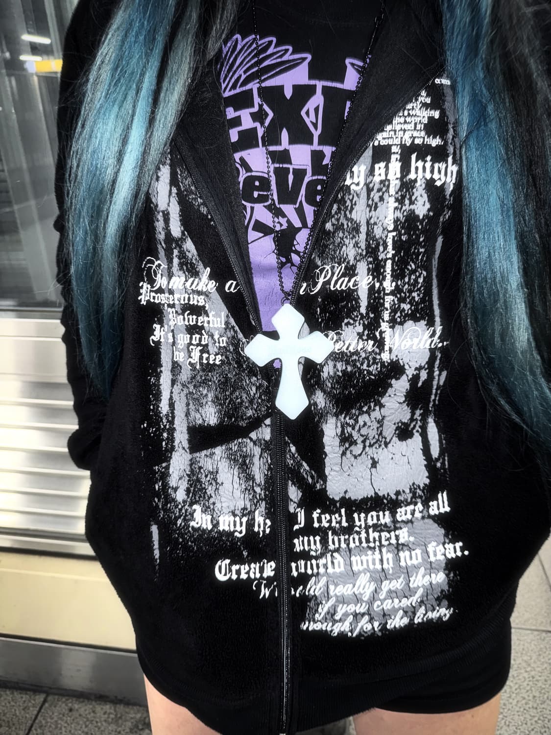 Punk Hoodie Zip-up 상품이미지4