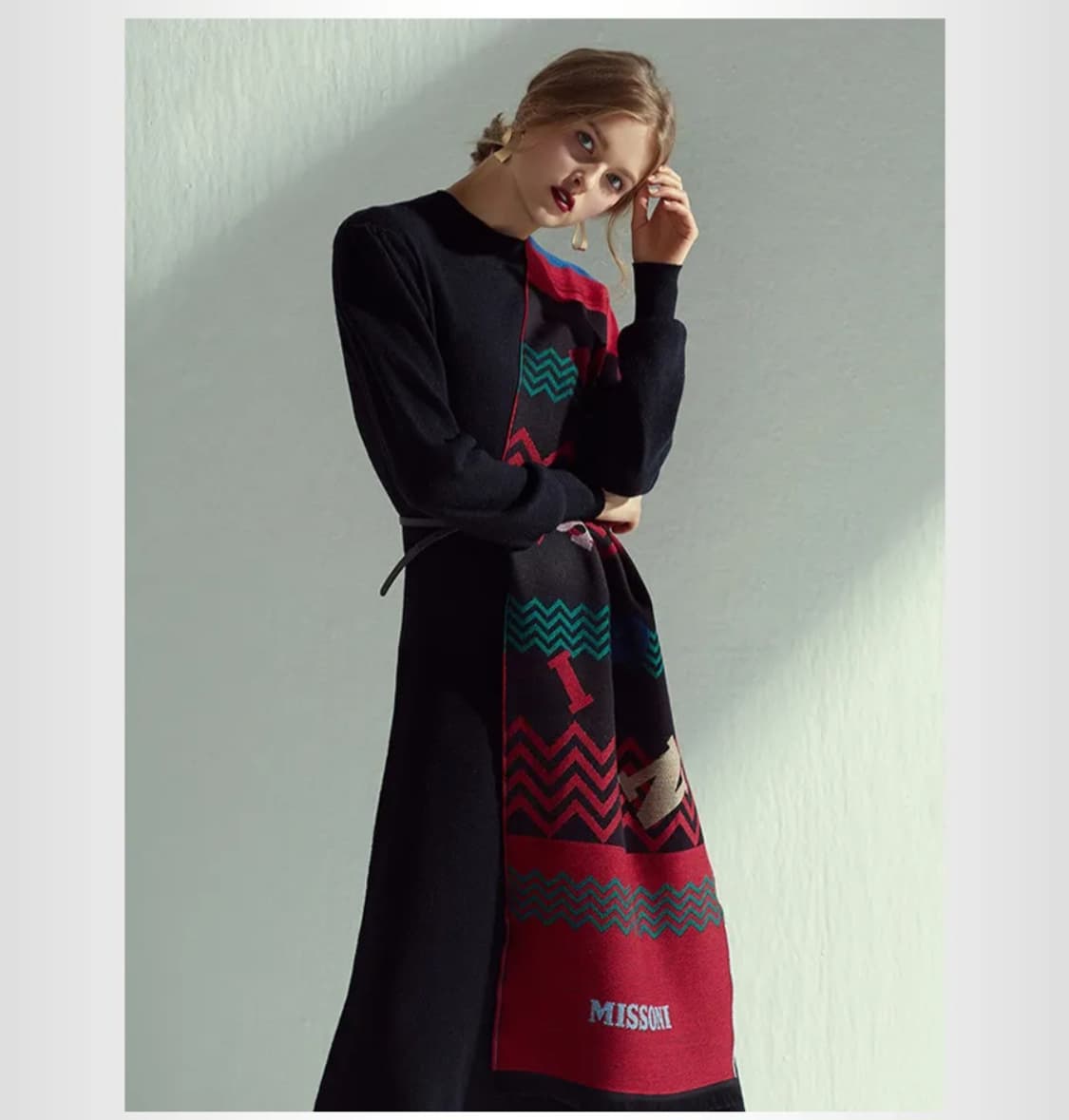 미쏘니 울 머플러 상품이미지6