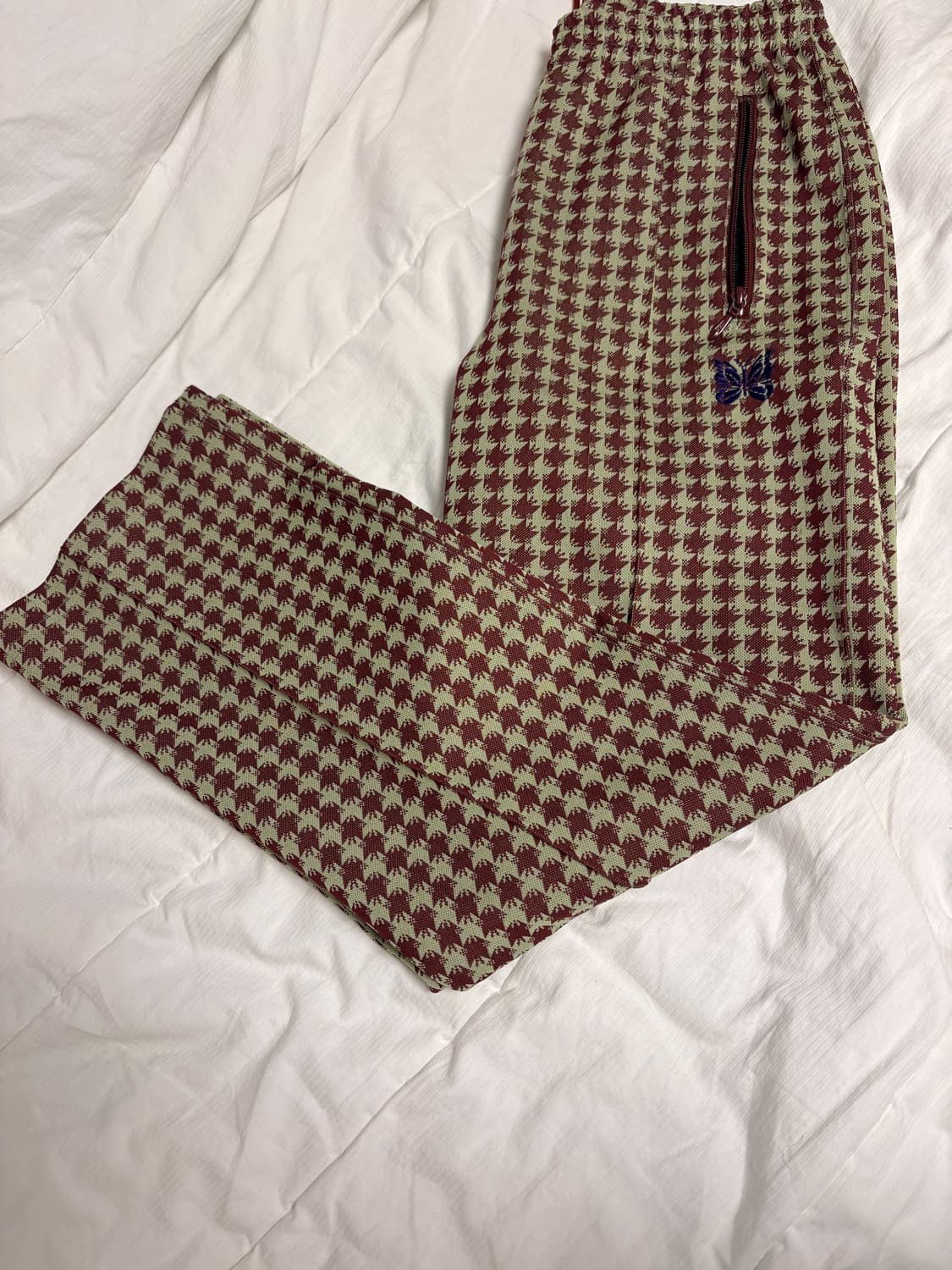 니들스 체크 트랙팬츠 사이즈 S 상품이미지2