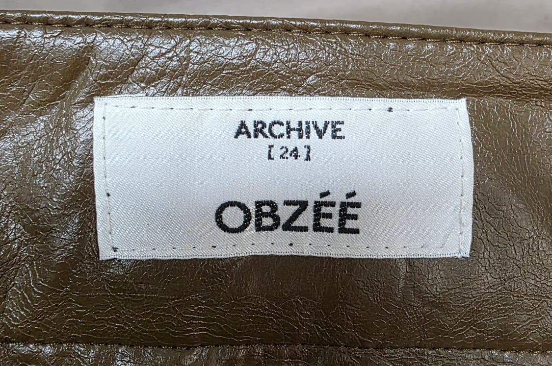 오브제 여성치마 27 에코레더 티어드 여성스커트 WM20 상품이미지4