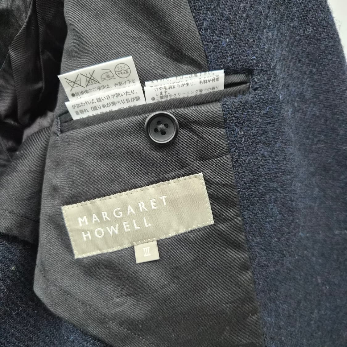 마가렛 호웰 네이비 포켓 블레이저 자켓 남녀공용 M 상품이미지6