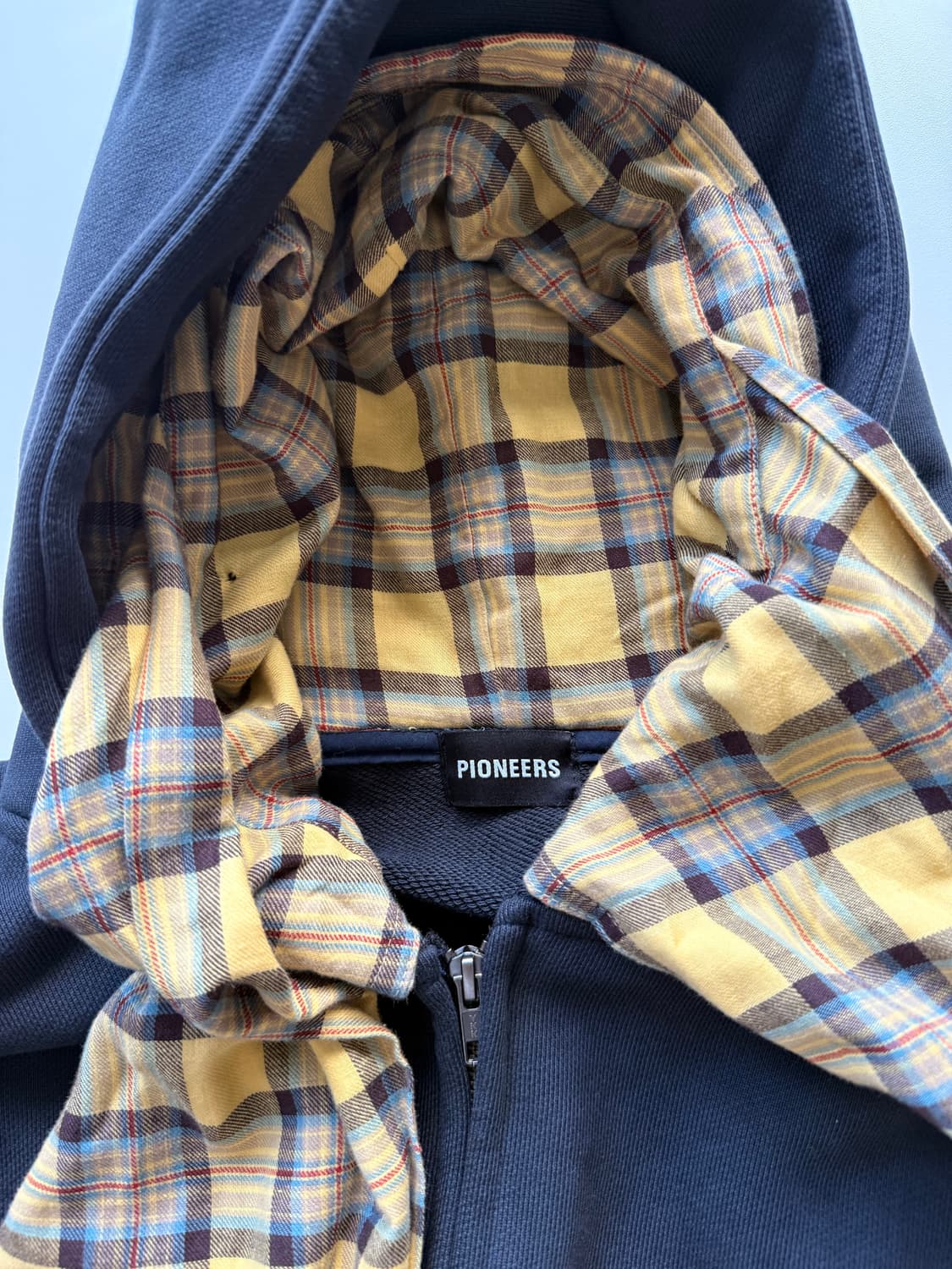 파이오니어스 체크셔츠 후드집업 상품이미지6