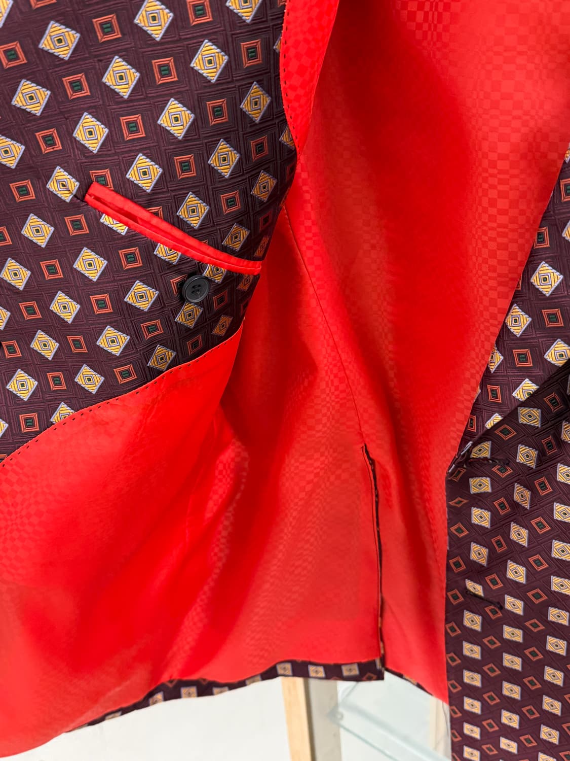 80s geometry double jacket  상품이미지5