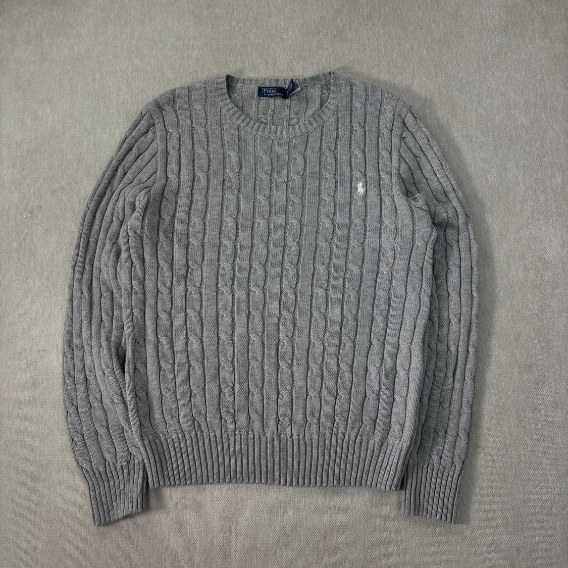 100 폴로랄프로렌 신형라벨 꽈배기 니트 상품이미지1