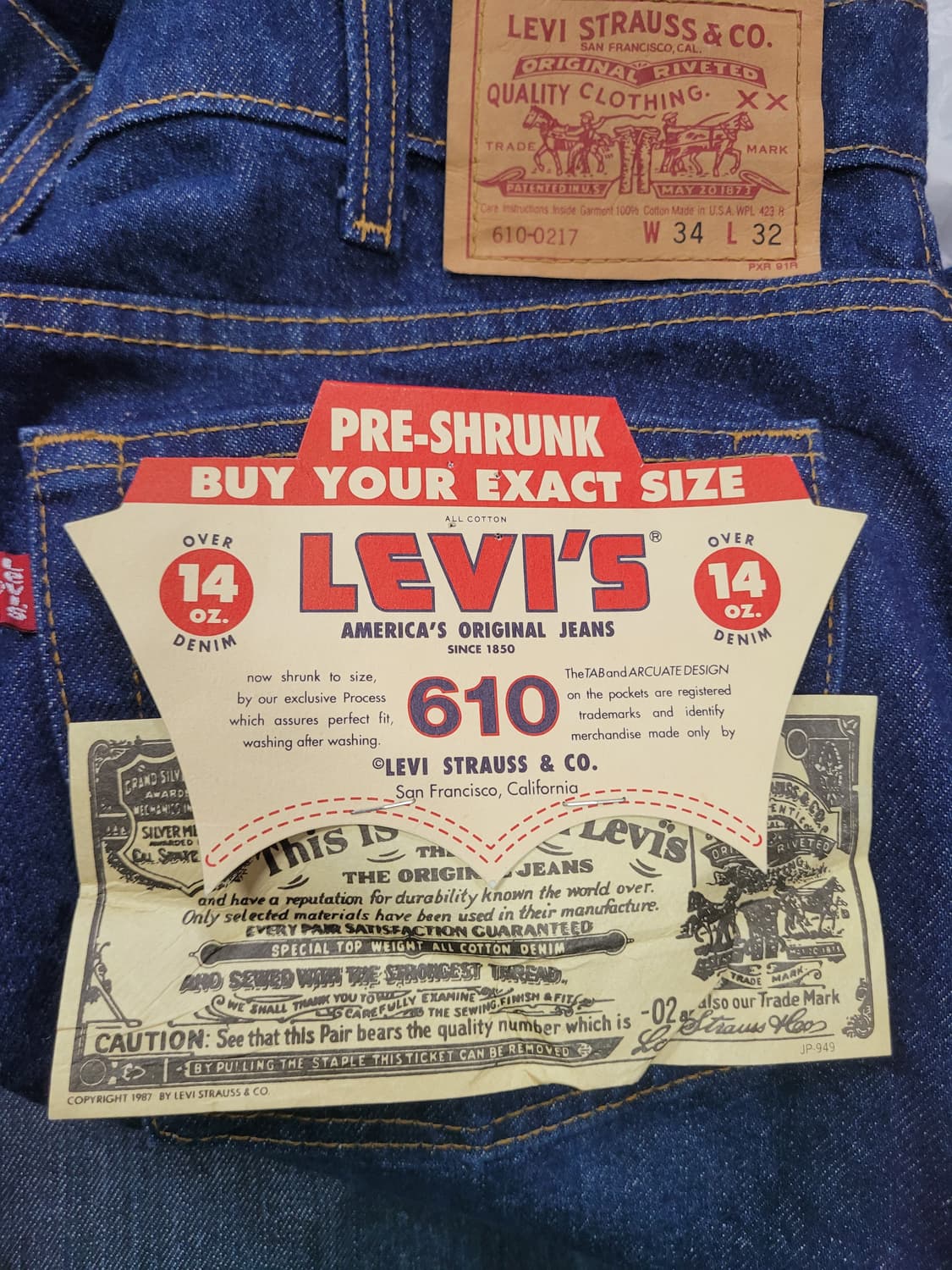 Levis 리바이스 USA 데님팬츠(새제품급) 상품이미지10