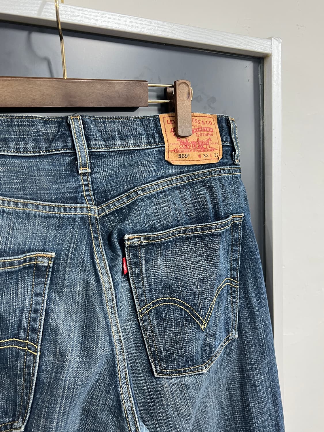 00s Levis 리바이스 569 루즈 스트레이트 데님 팬츠 상품이미지2