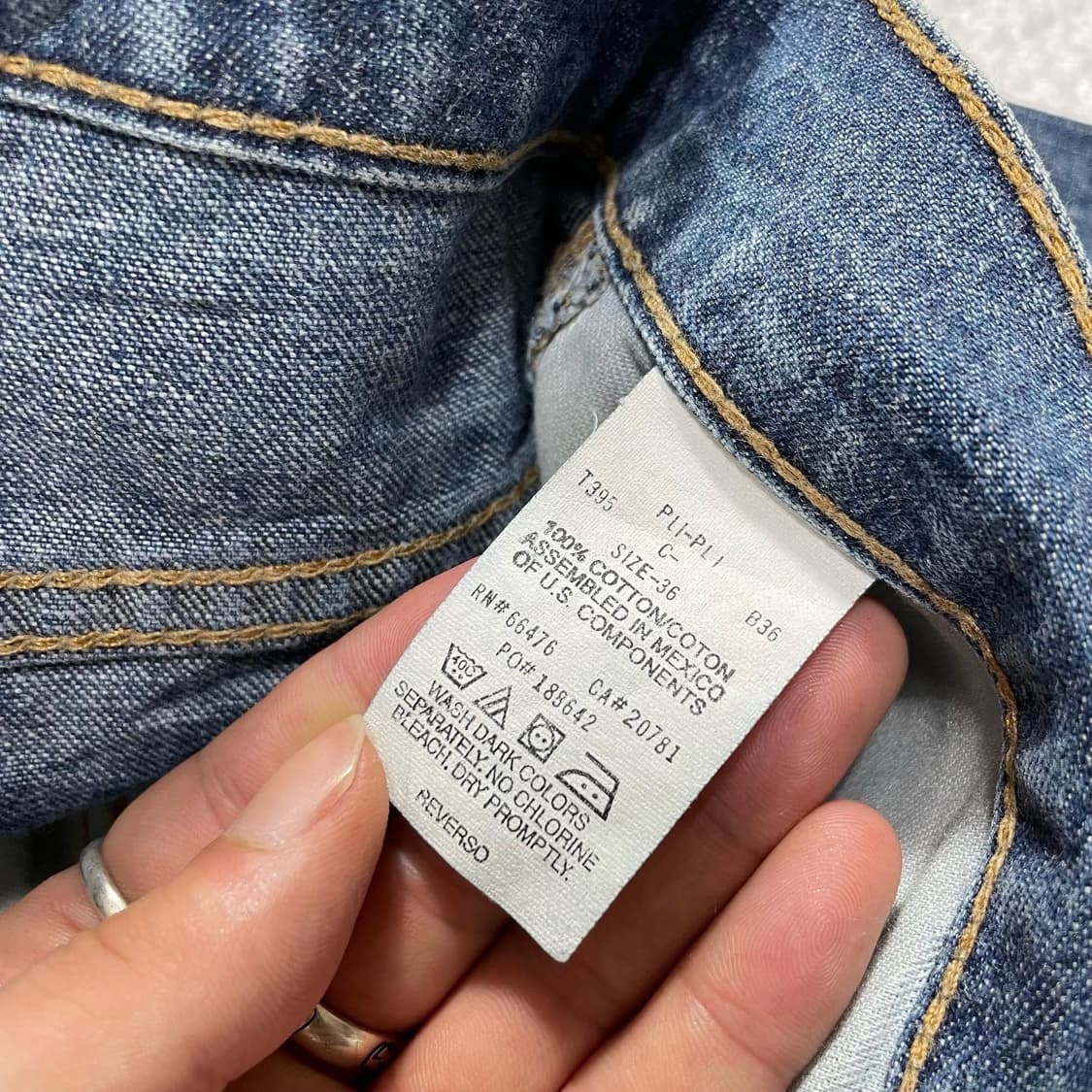 90년대 타미 카펜터 데님 쇼트 상품이미지9