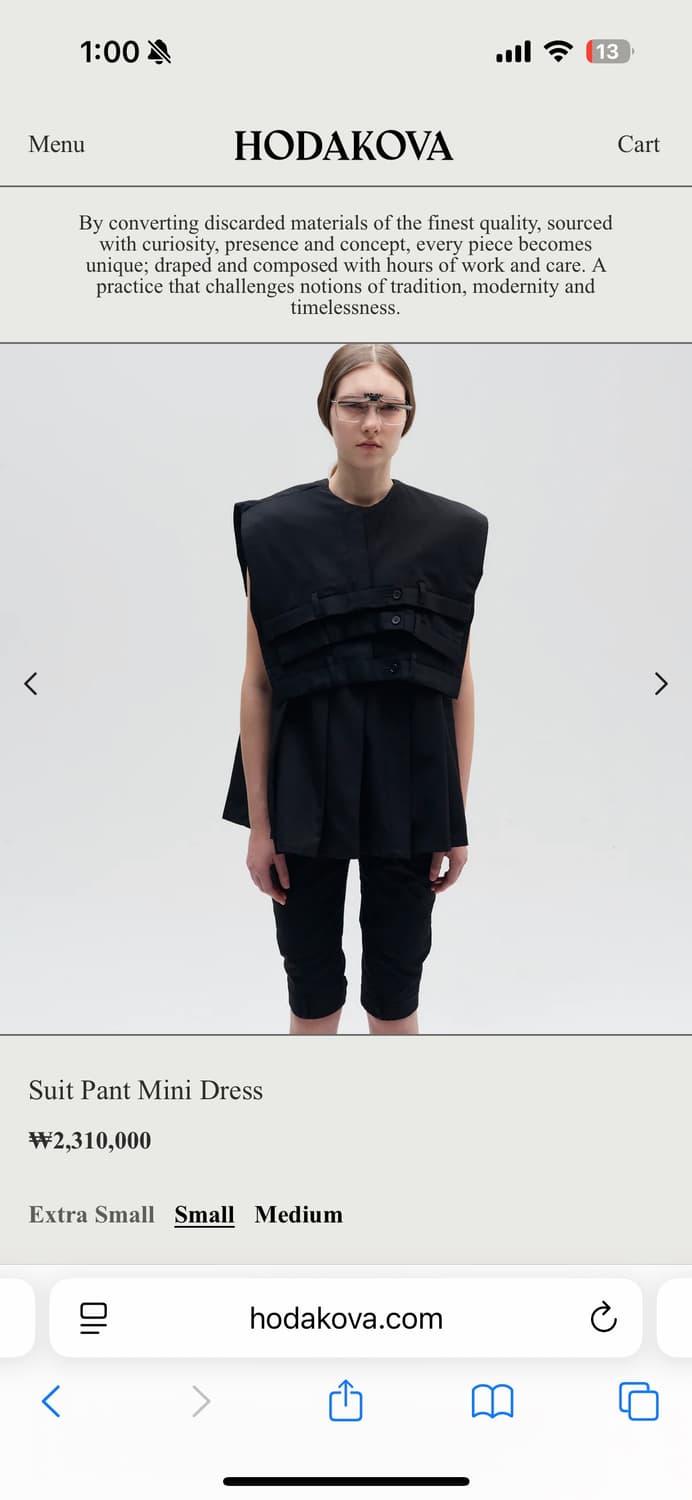 호다코바 미니 드레스 상품이미지2