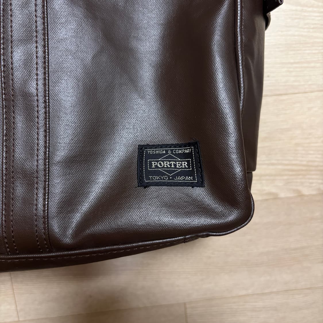 요시다포터 porter 프리스타일 보스턴백 브라운 상품이미지3