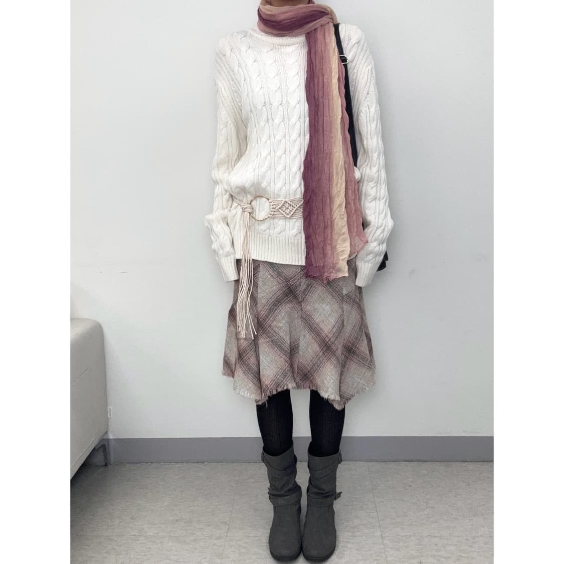 빈티지 아이보리 니트 상품이미지2