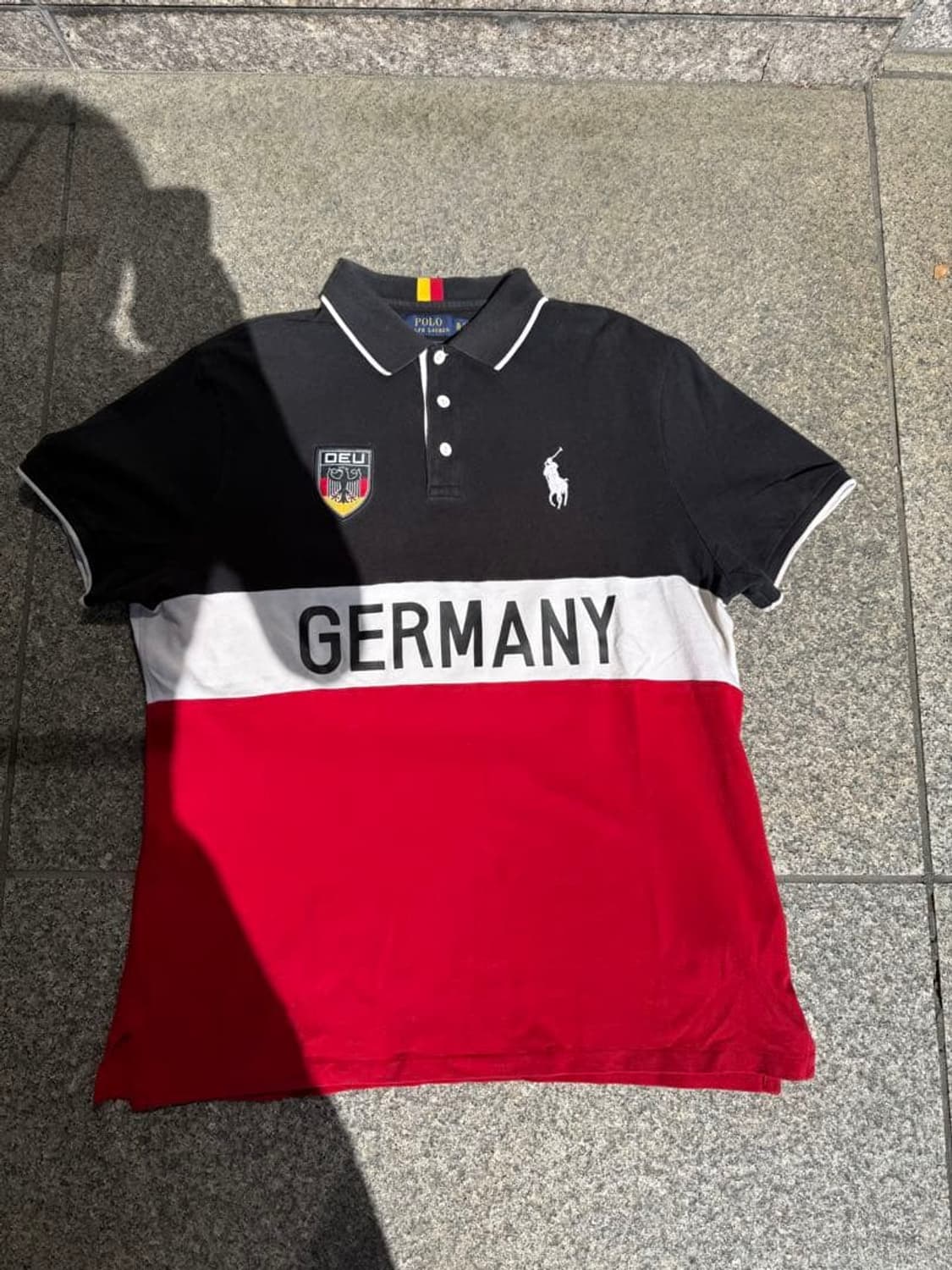 폴로 랄프 로렌 독일 컨트리 시리즈 빅포니 반팔 카라티 상품이미지1