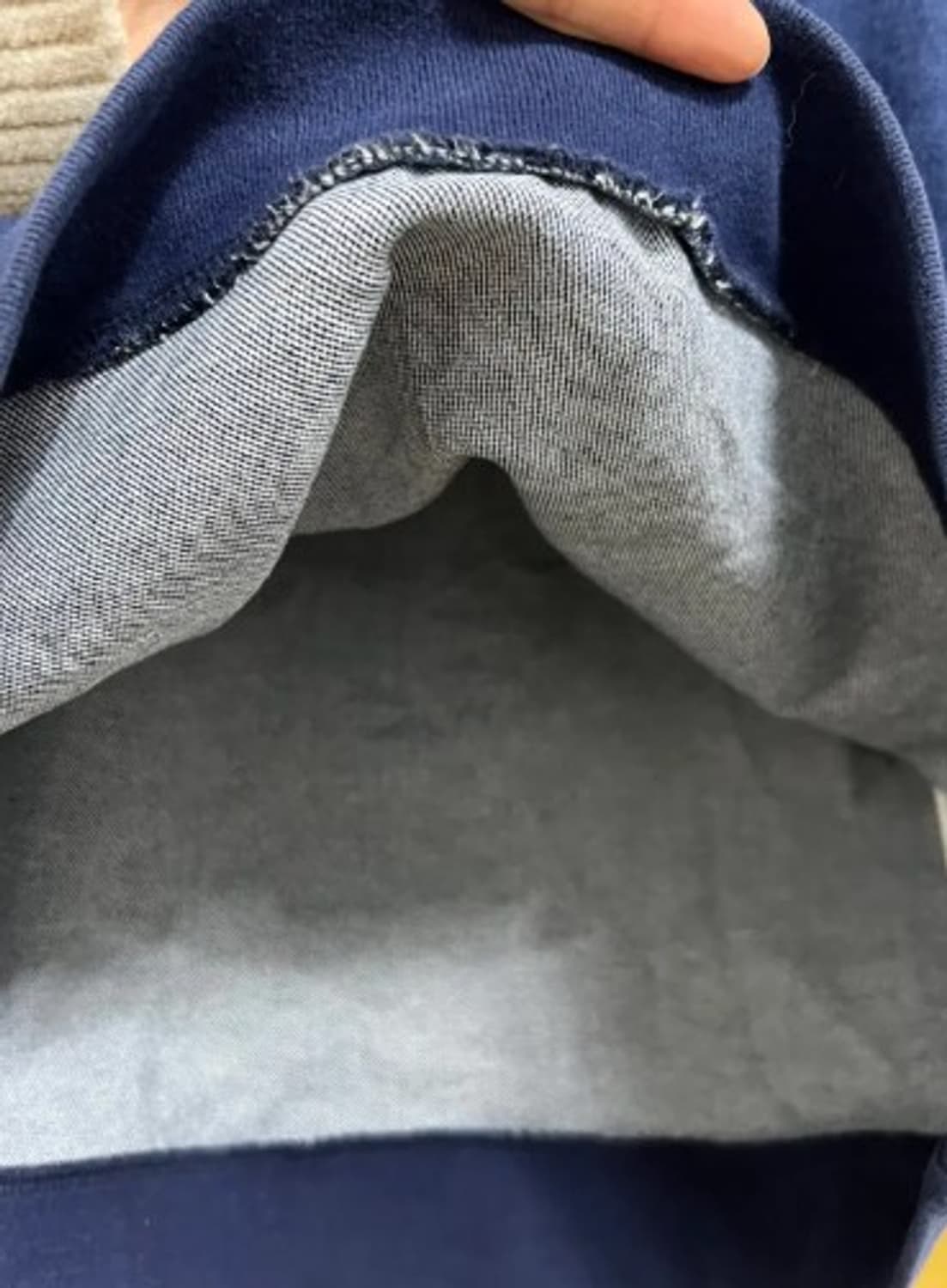 엄브로 남성 데님컬러맨투맨티셔츠 100 상품이미지4