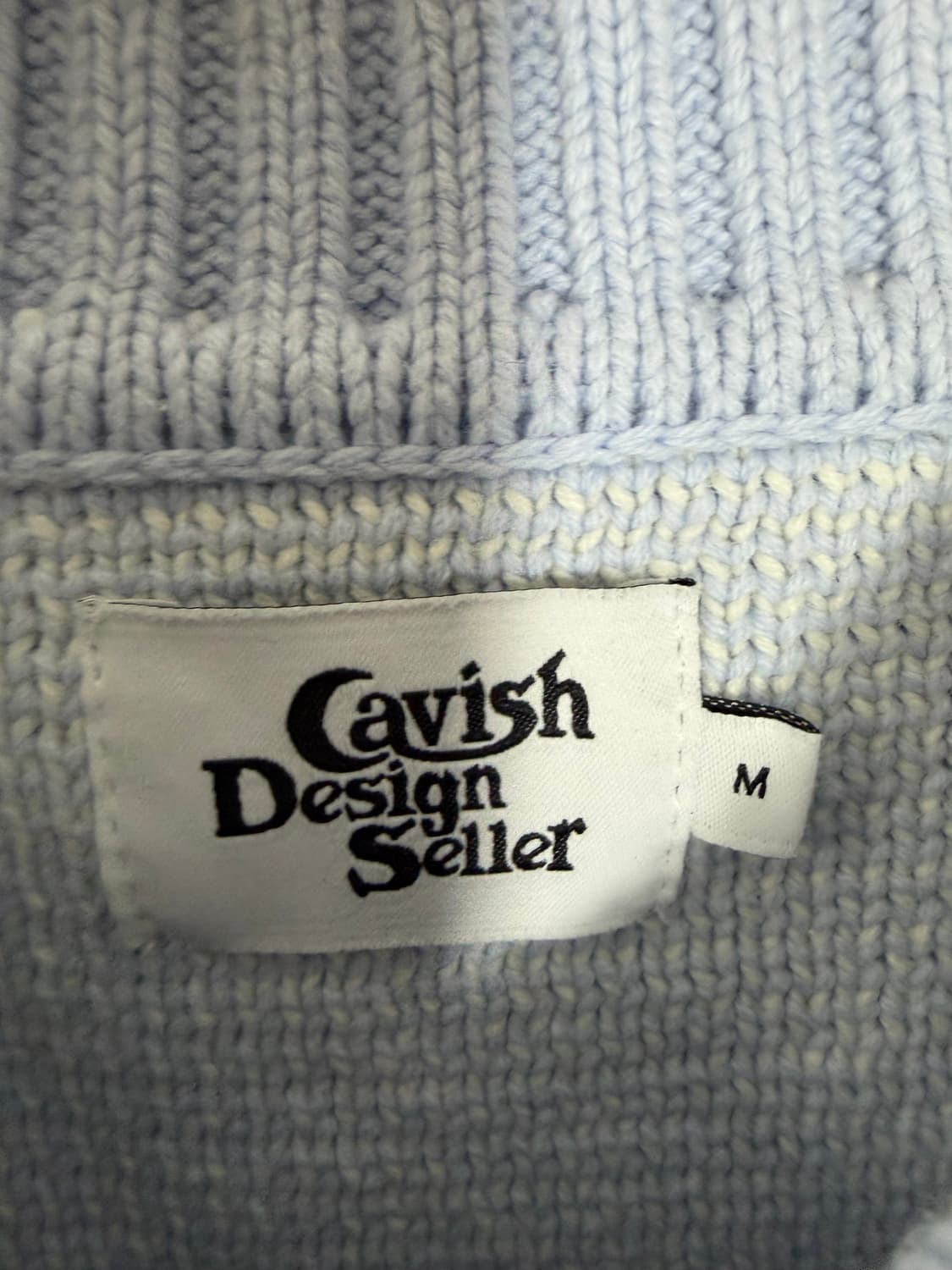 카비시 카비시니트 코위찬 니트집업  상품이미지3