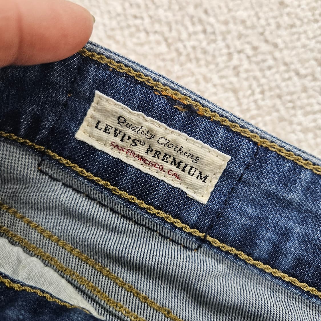 [27] 리바이스 프리미엄 스키니 데님 청바지 팬츠 1204JM1 상품이미지3