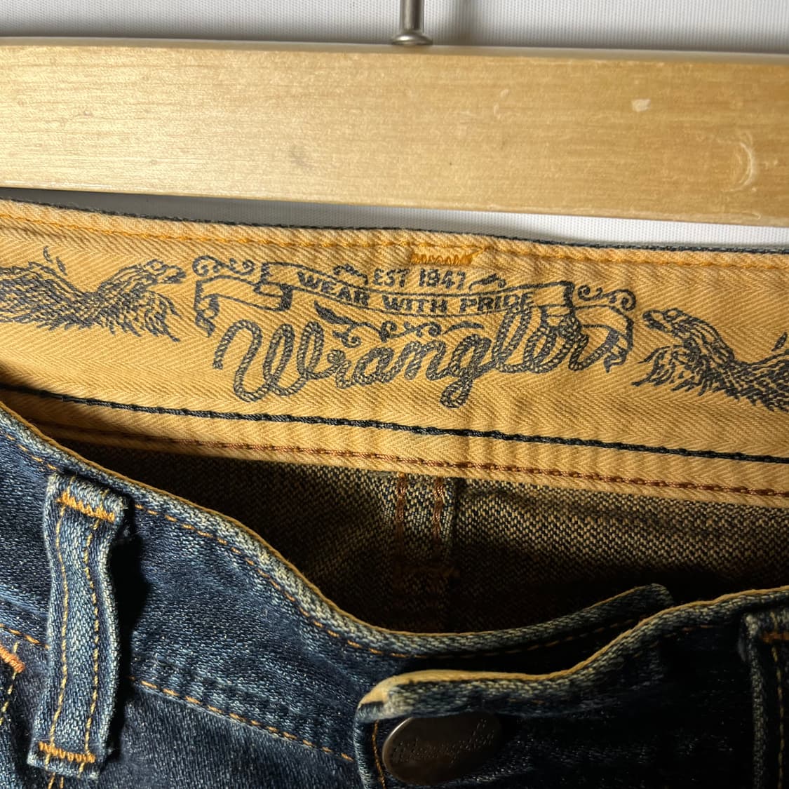 [Wrangler] 랭글러 웨스턴 워싱 데님팬츠 상품이미지5