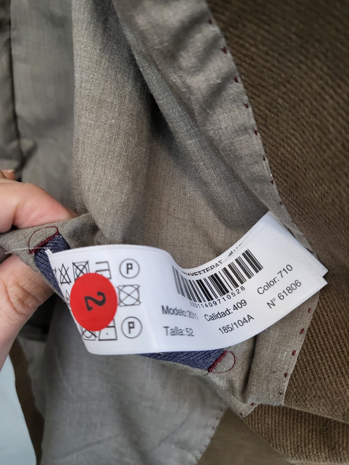 마시모두띠 브라운 남성 자켓 상품이미지3