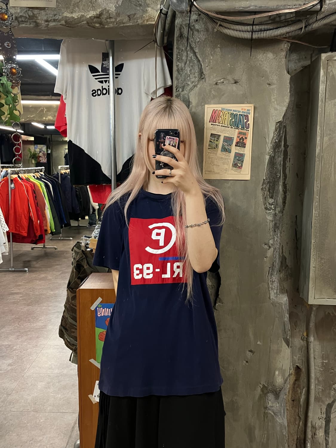 폴로 랄프로렌 반팔 네이비 M  #csz1520  상품이미지2