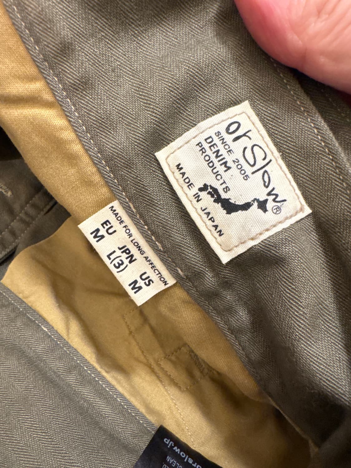 오어슬로우 m-47 팬츠 L 상품이미지3