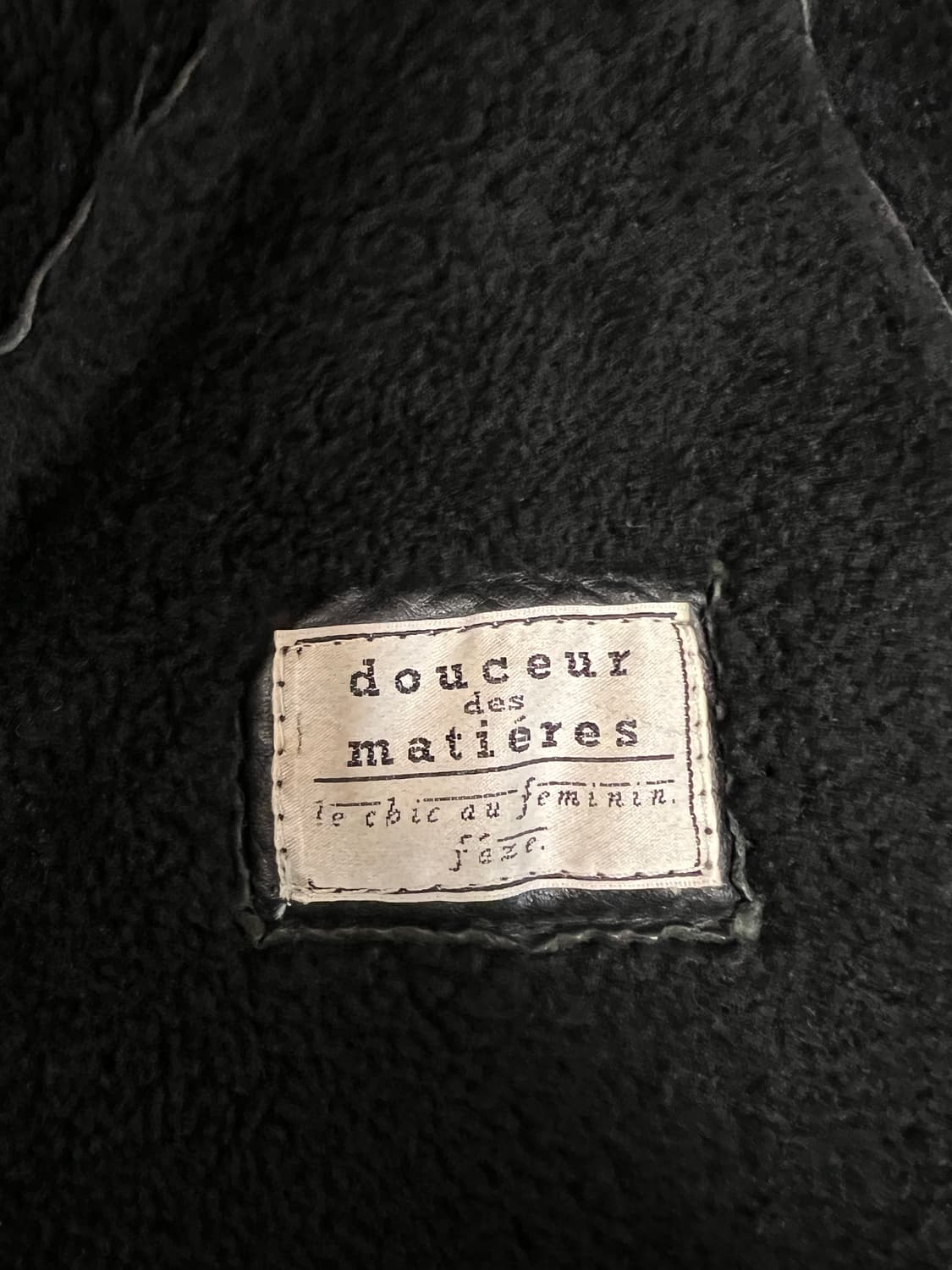 블랙 램스킨 B3 쉐어링 무스탕 L 상품이미지4