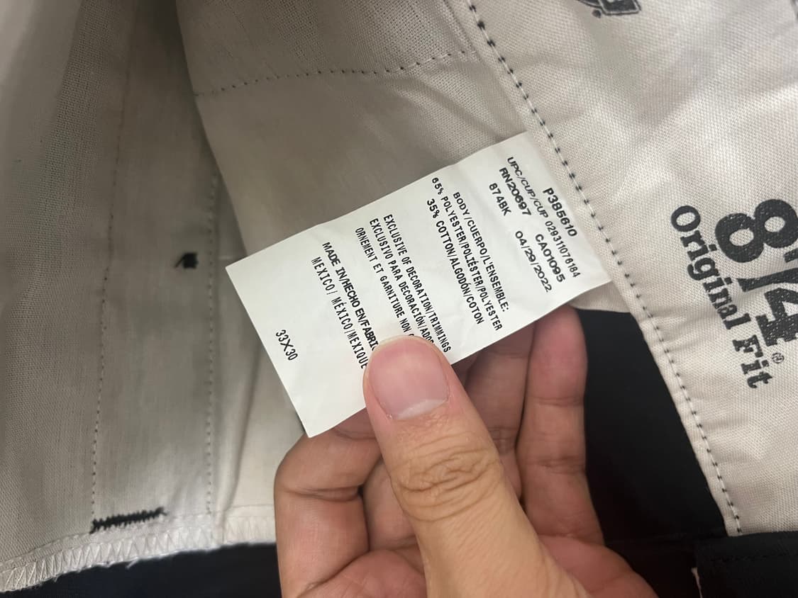 디키즈 874 블랙 33x30 상품이미지3