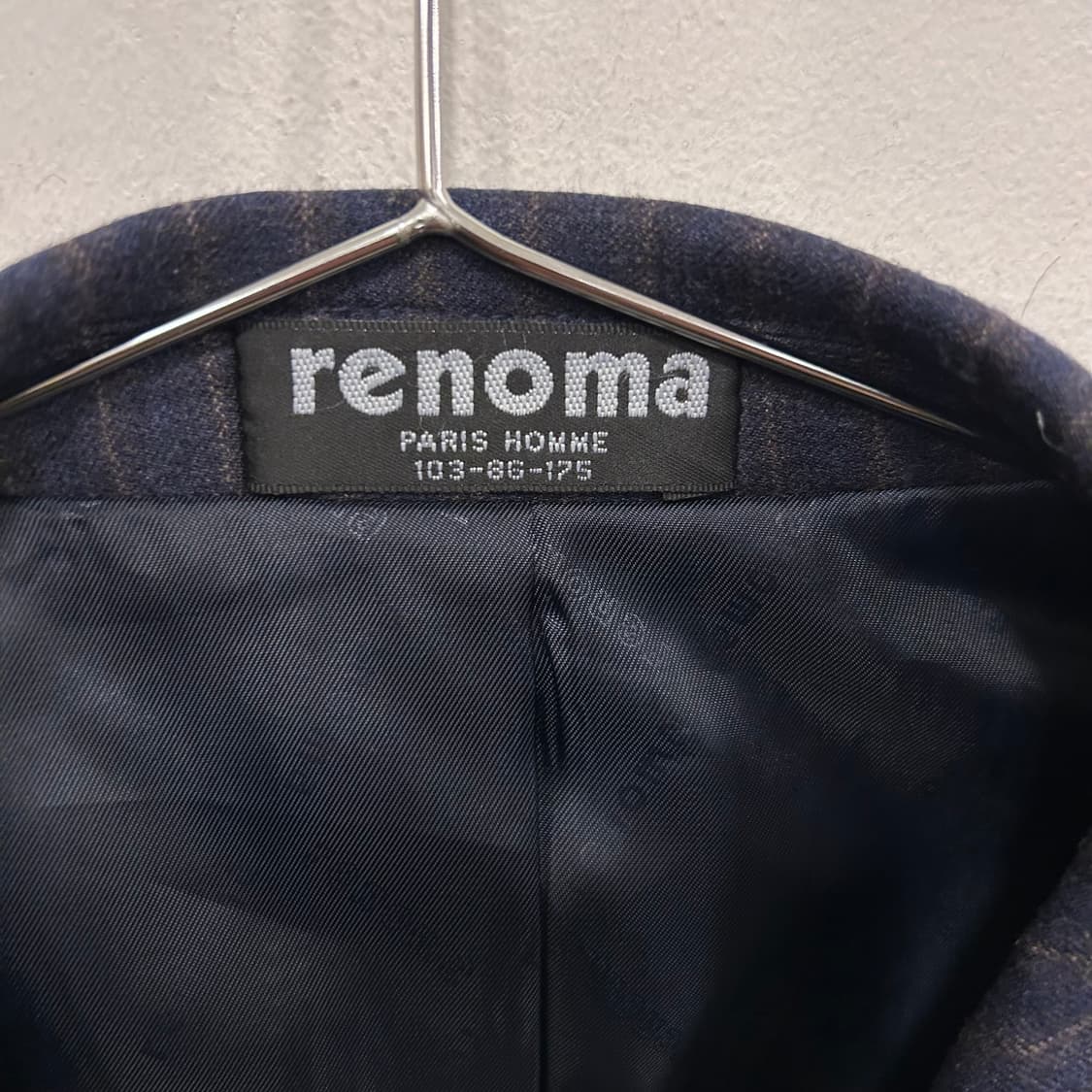 레노마 스트라이프 클래식 더블버튼 블레이져 상품이미지3