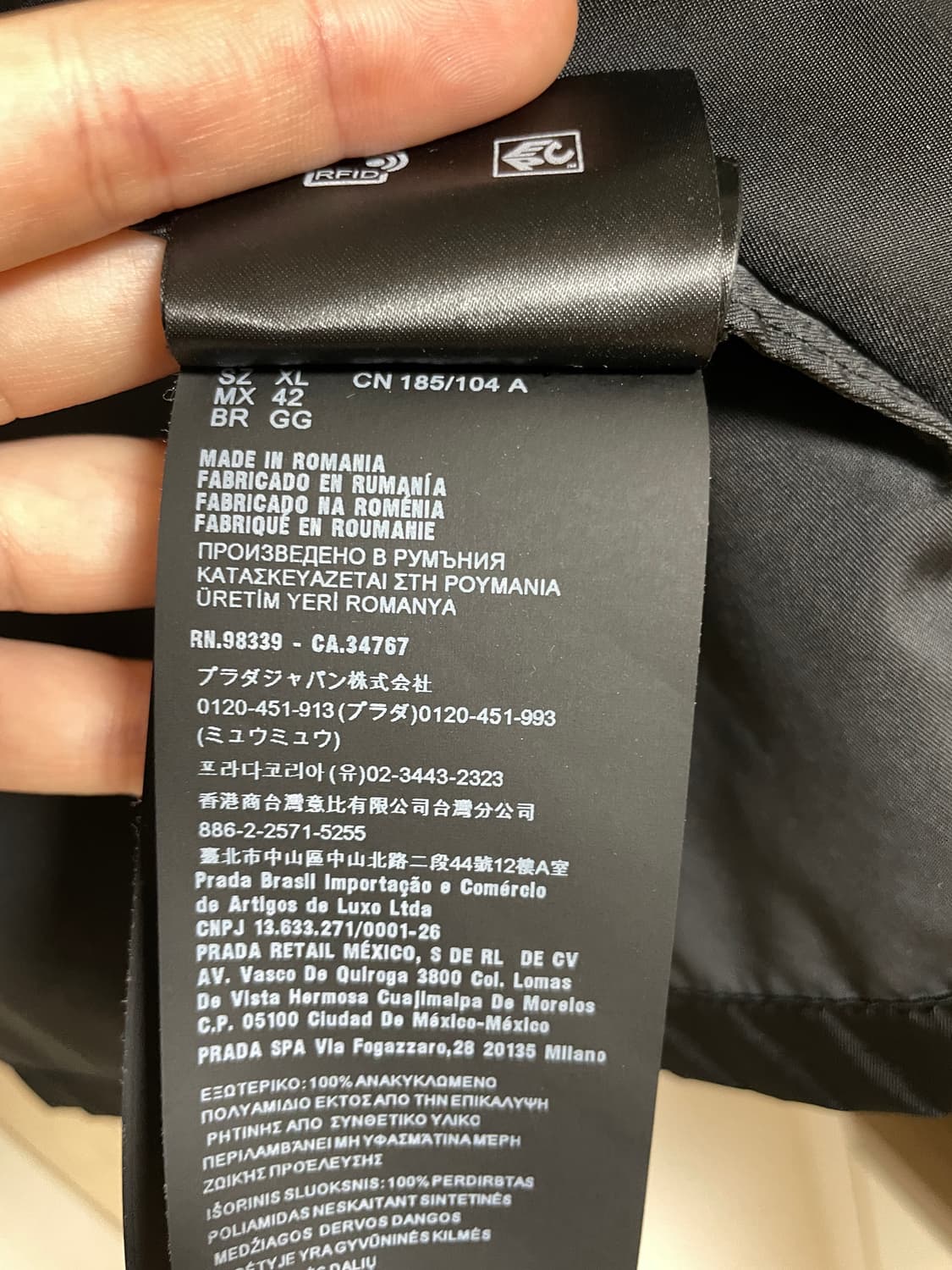 [XL]프라다 리나일론 반팔 셔츠 상품이미지4