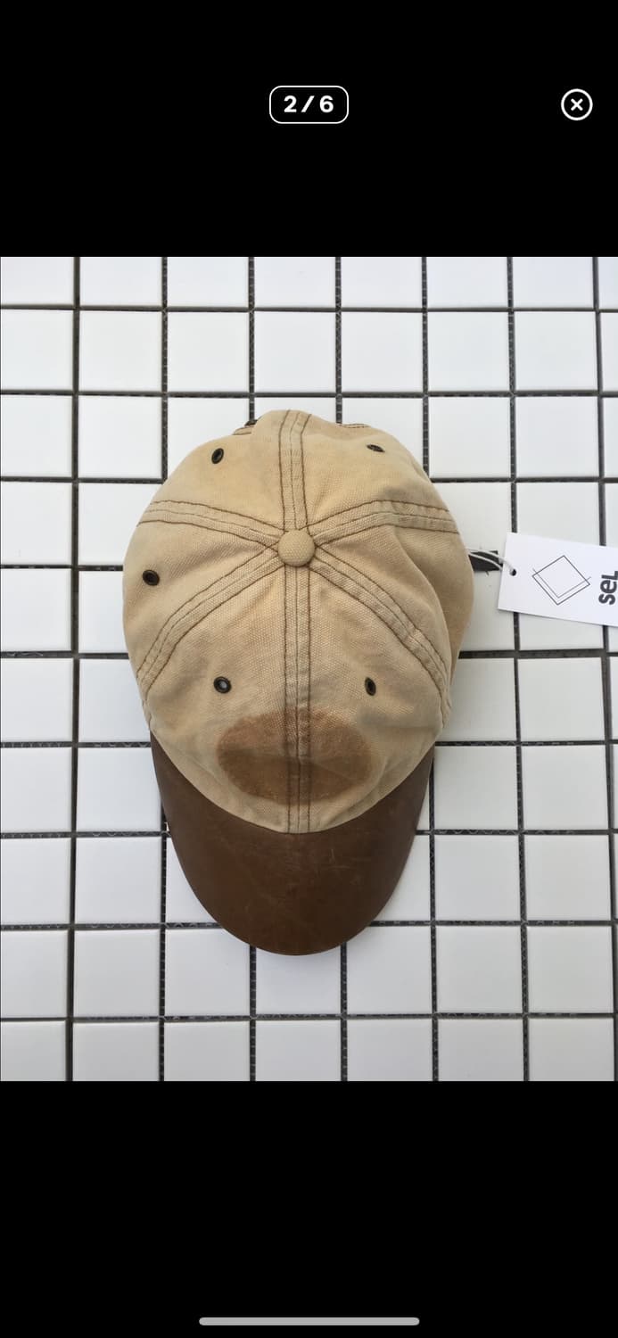 RRL patched vtg leather ballcaps (onesiz 상품이미지2