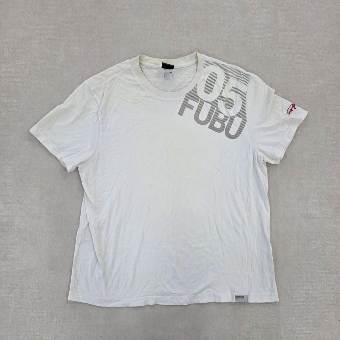 [2XL] 후부 그래픽 프린트 반팔티 0219J 상품이미지1