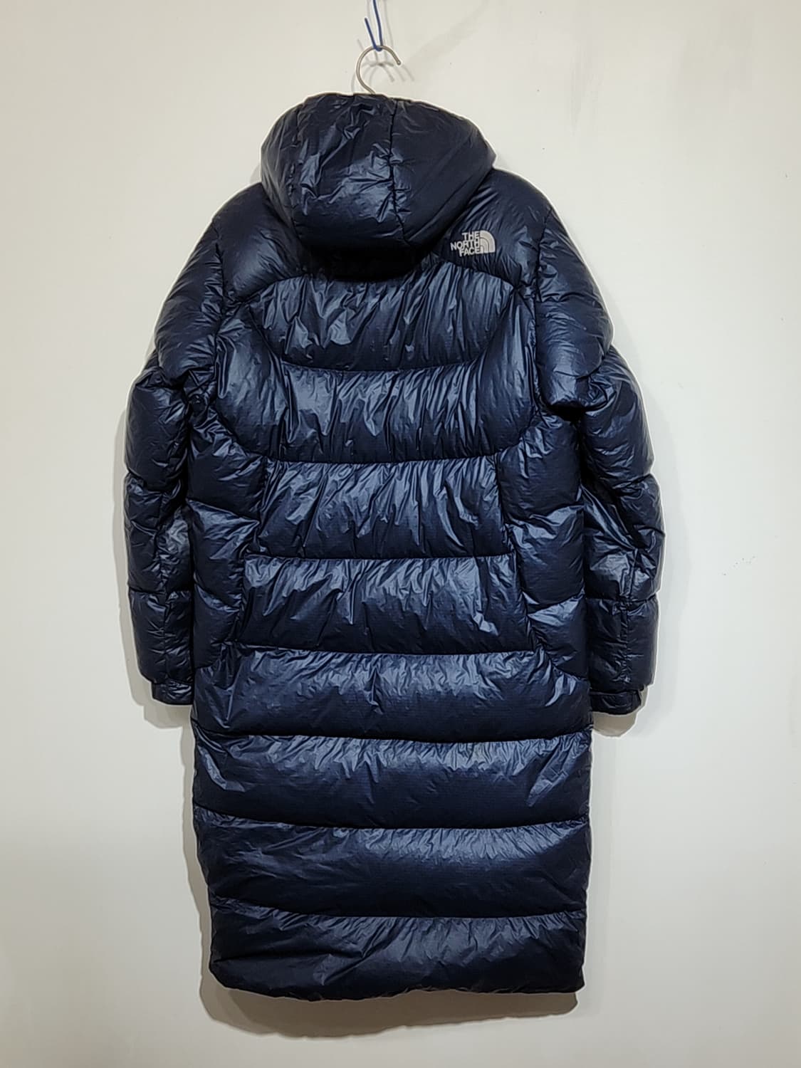 (95) 노스페이스 롱패딩 점퍼 네이비 후드 오리털 다운코트  상품이미지6