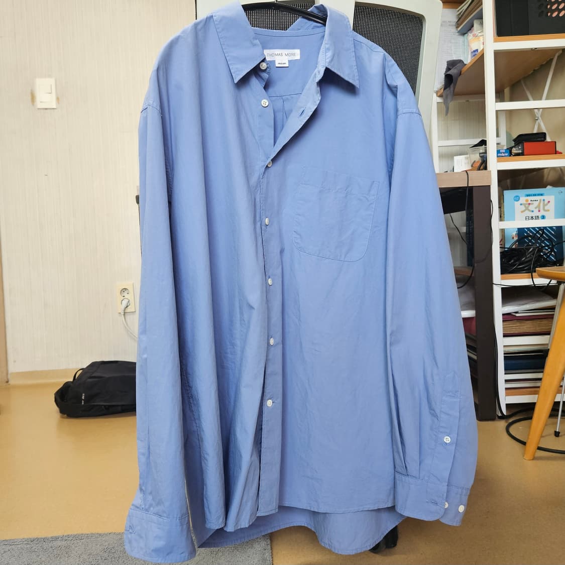 토마스모어 블루 셔츠 상품이미지1