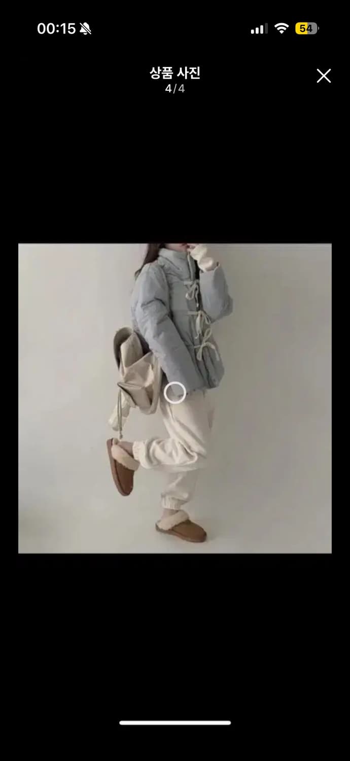 미니포에 리본 패딩 상품이미지4