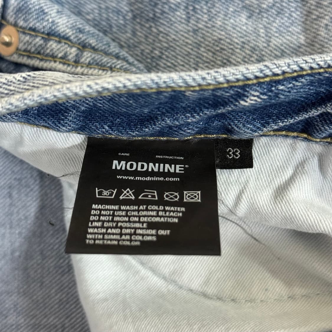 모드나인 연청 데님 33 상품이미지8