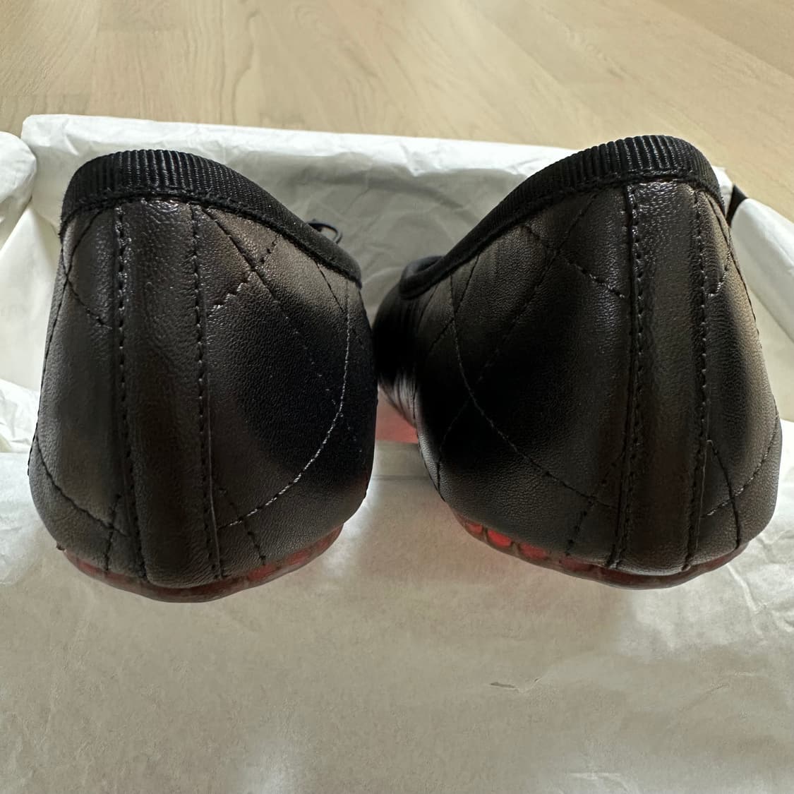 샤넬 깜봉 플랫슈즈 올블랙 38사이즈 / 새상품  상품이미지8