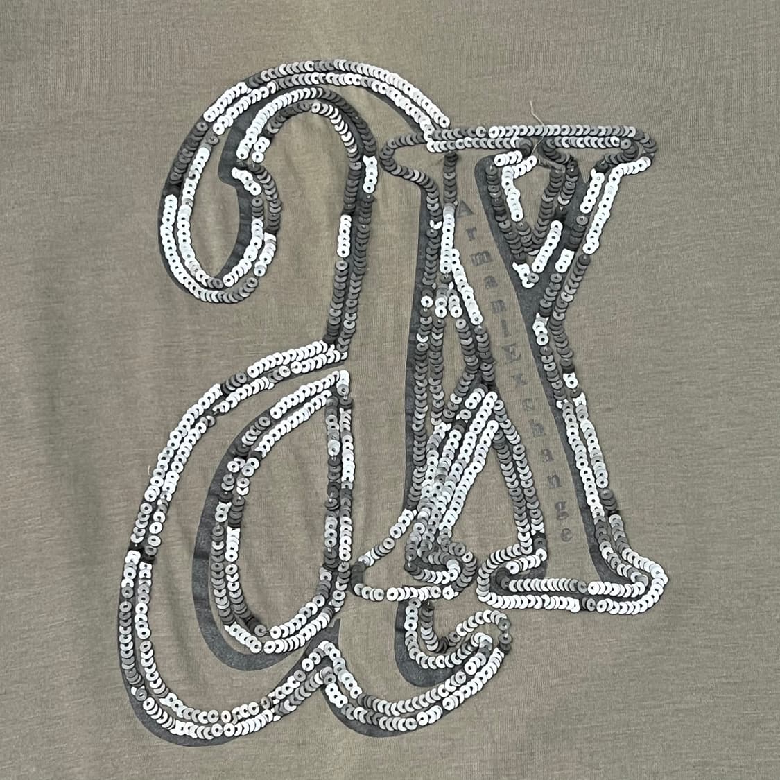  아르마니 익스체인지 스팽글 로고 반팔티 y16196 상품이미지4