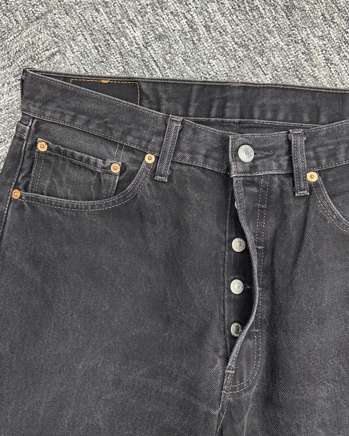 (허단41)00'S 리바이스 501 워싱블랙-M1771 상품이미지3