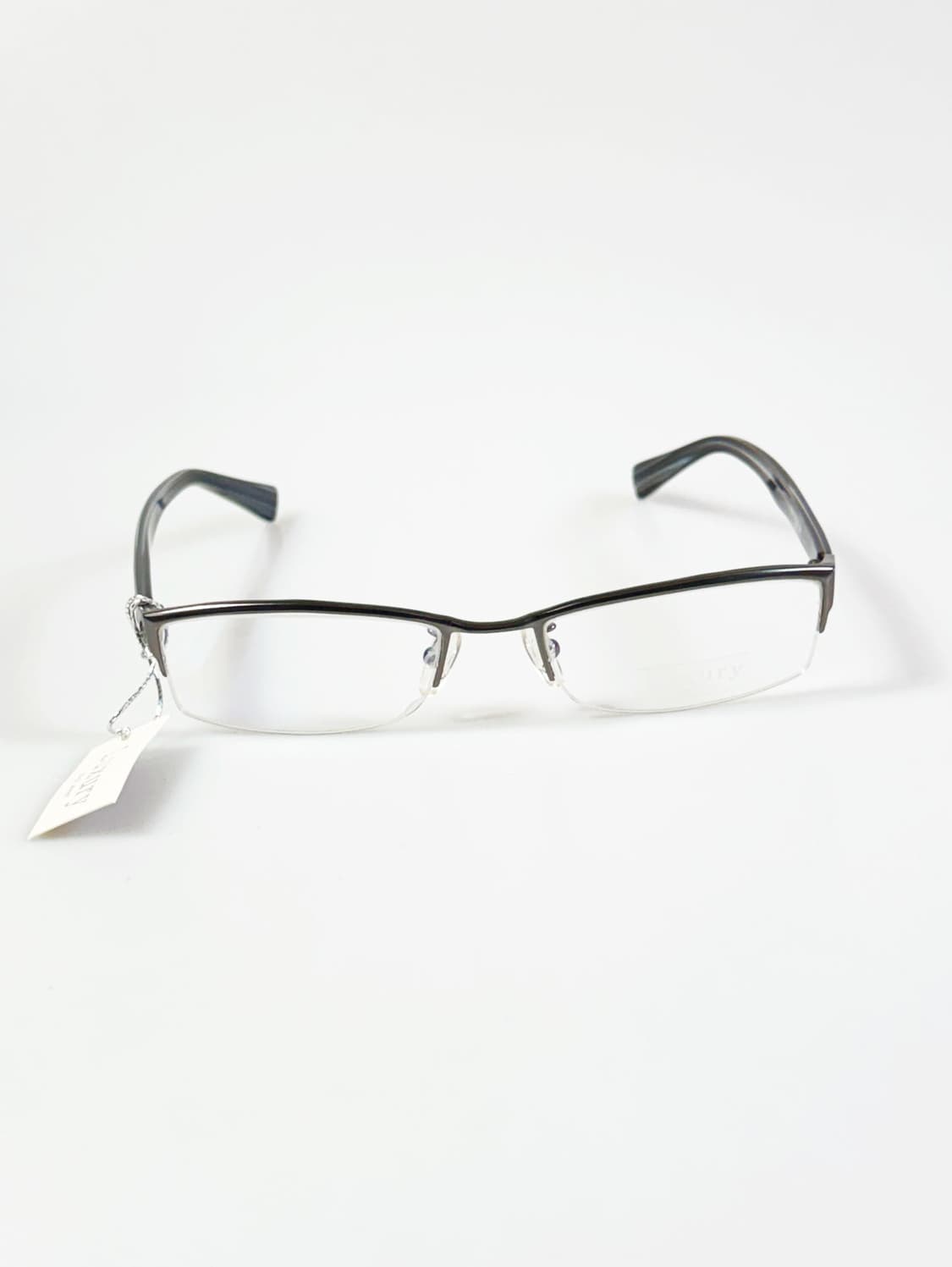 LUXURY OCCHIALI 반무테 스퀘어 메탈 빈티지 안경 상품이미지2