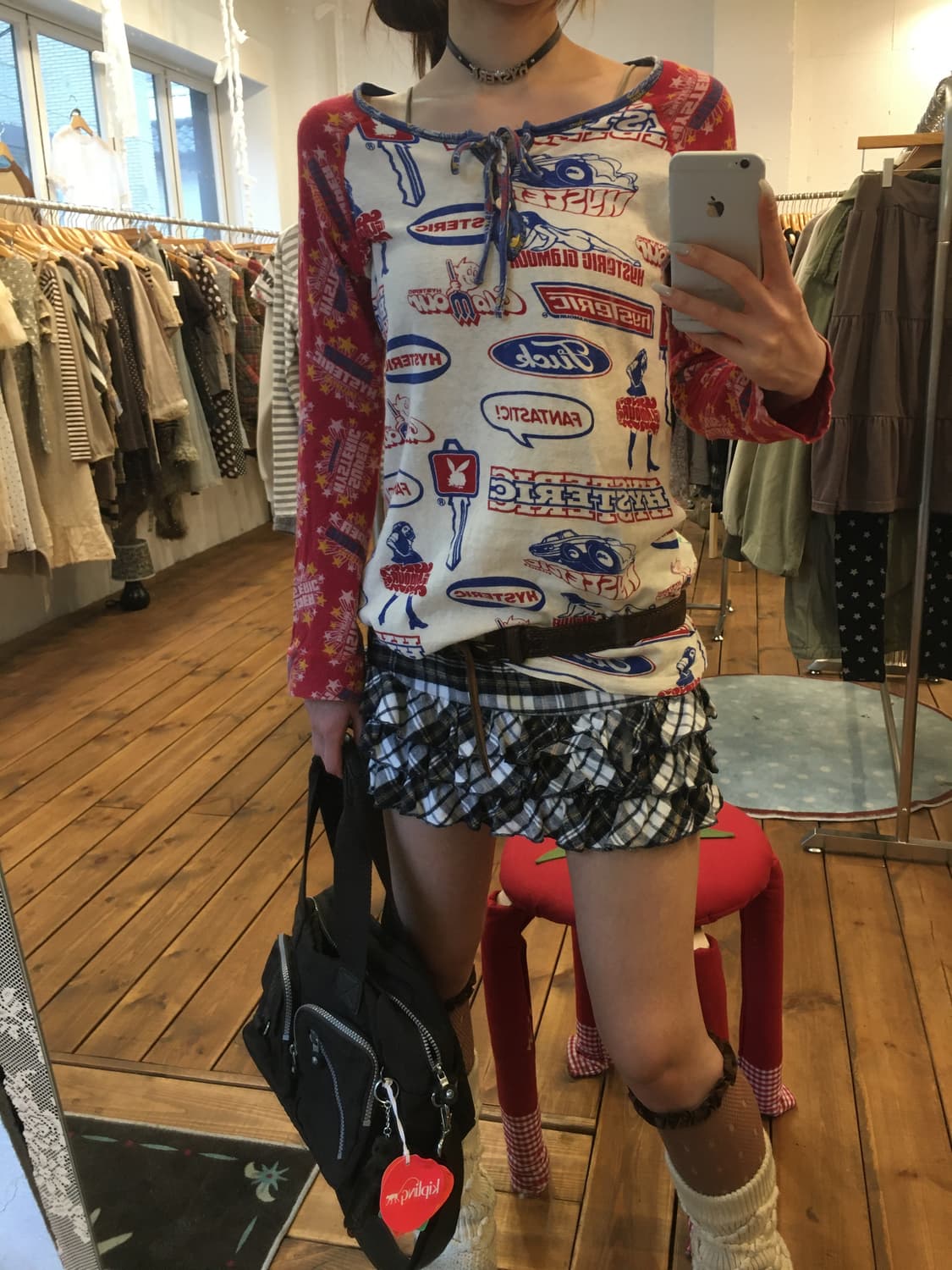 히스테릭글래머 히스걸 아카이브 나그랑 티 상품이미지3