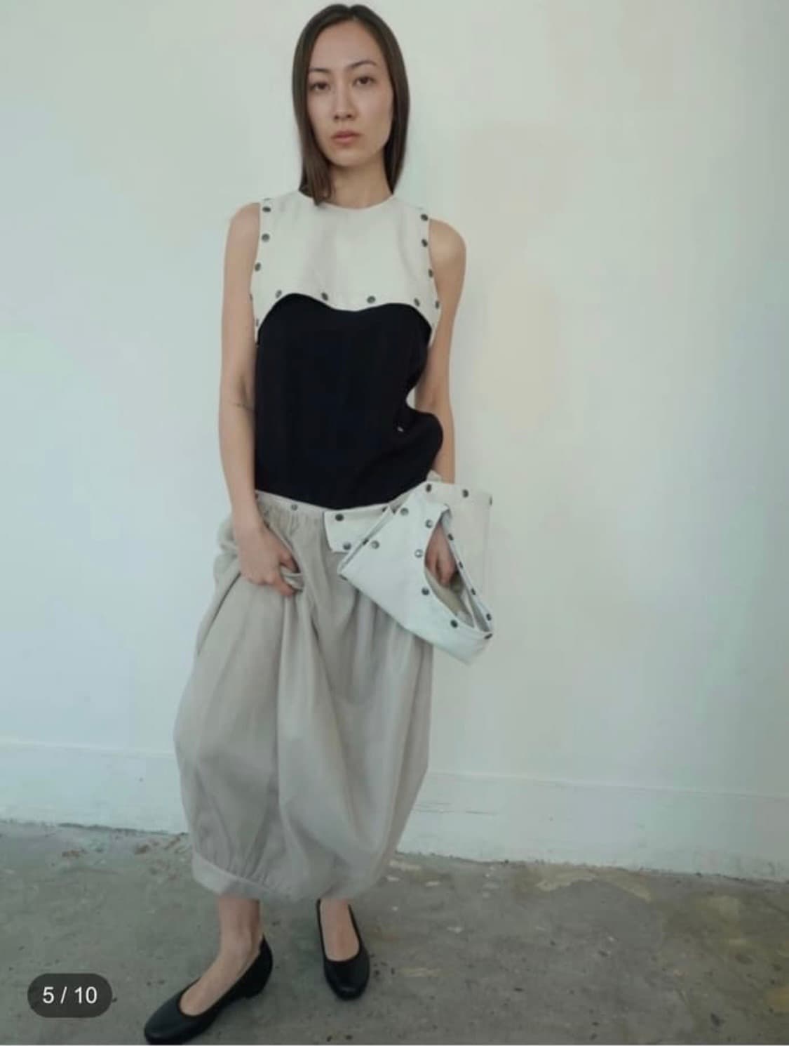 Eont's 에옹쓰 2226 shasha 세트 판매 블랙 Womens O 상품이미지2