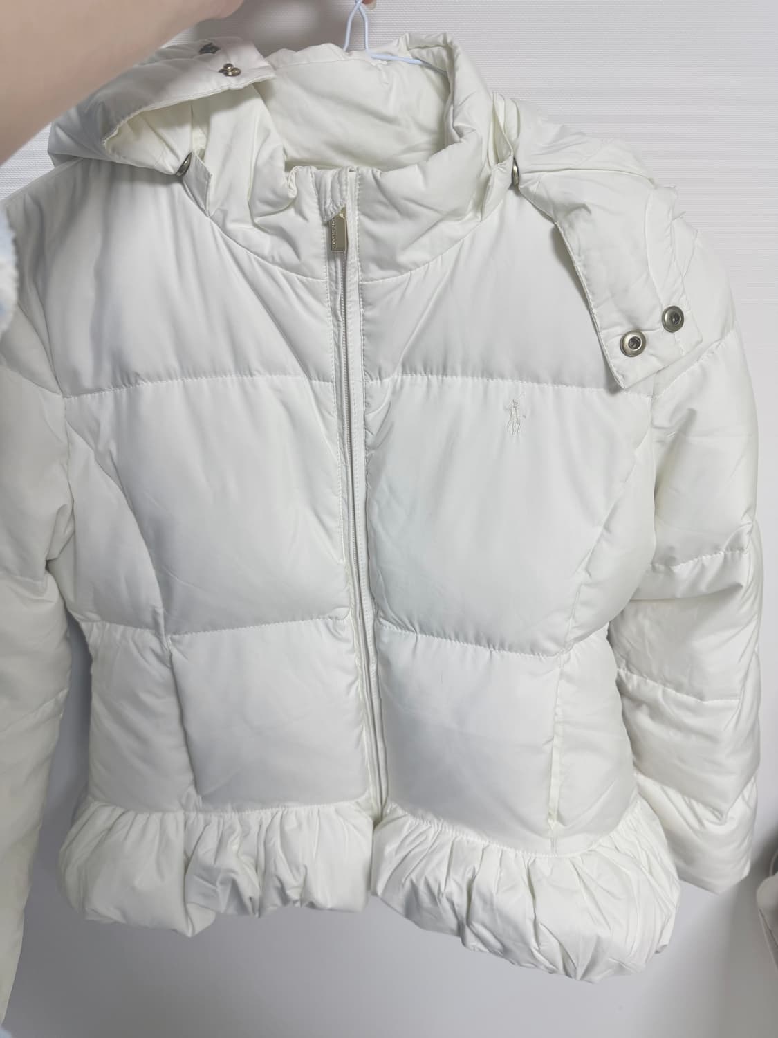 랄프로렌 프릴 다운패딩 화이트 상품이미지1
