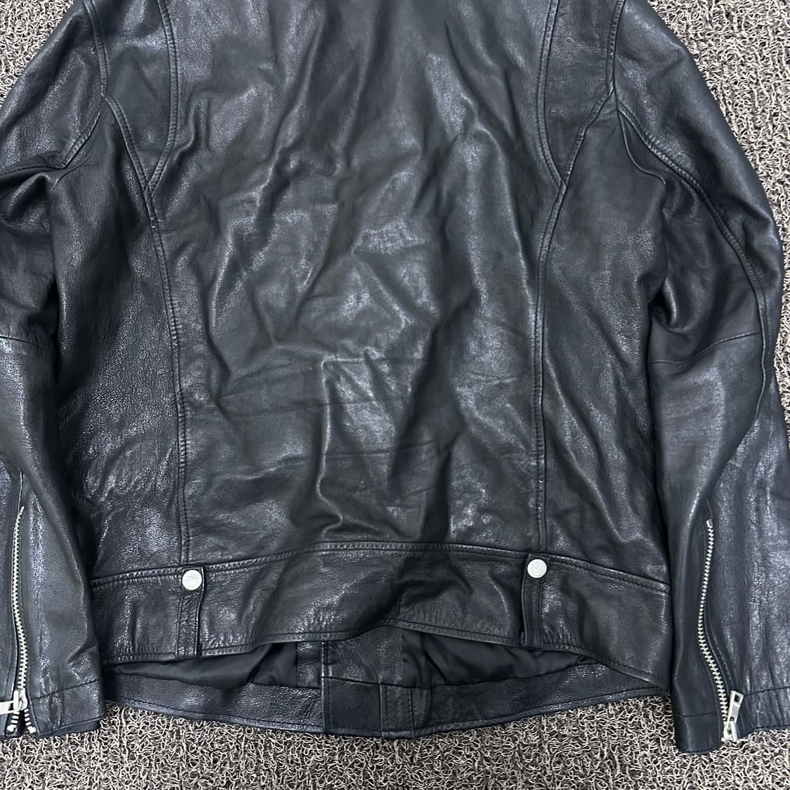 BUCKAROO 버커루 양가죽 라이더 자켓 XL 상품이미지8
