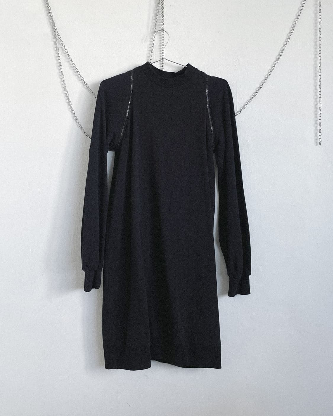 노스트라산티시마 지퍼 하이넥 레이어드 롱슬리브 상품이미지6