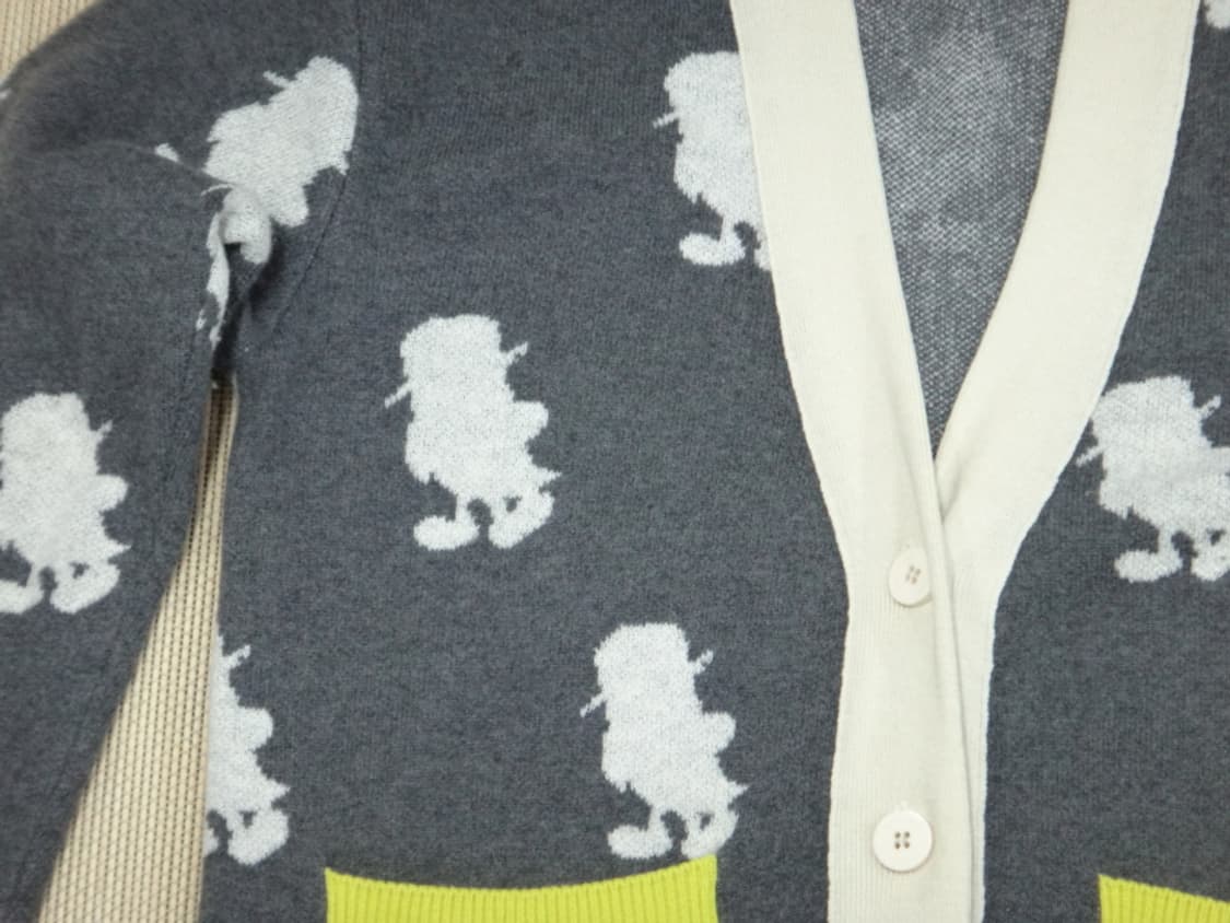 (FREE) 럭키슈에뜨 YO 슈에뜨 컬러블록 가디건 상품이미지5