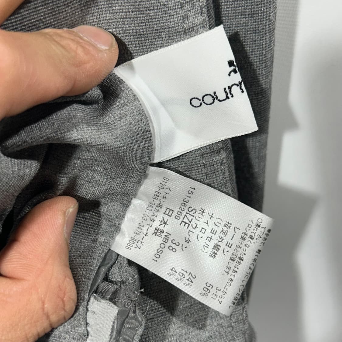 [Courreges] 꾸레쥬 테일러드 미니멀 자켓 상품이미지5