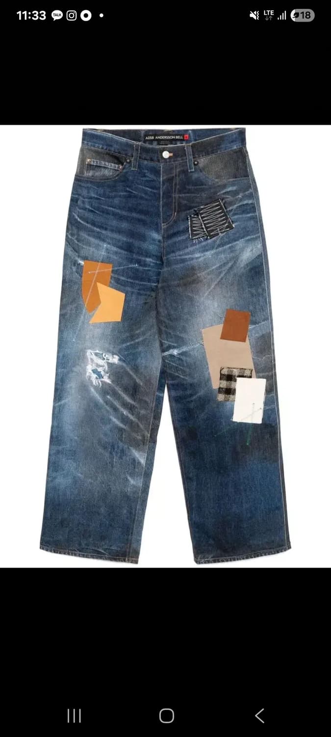앤더슨벨 트롱프뢰유 패치워크 데님 28 상품이미지1